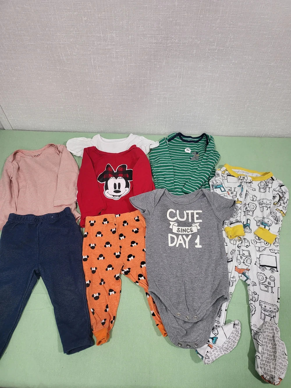 Mixed Brand Kids Matching Sets - Red, Orange, Gray, Green, Navy, White - 8 Piece